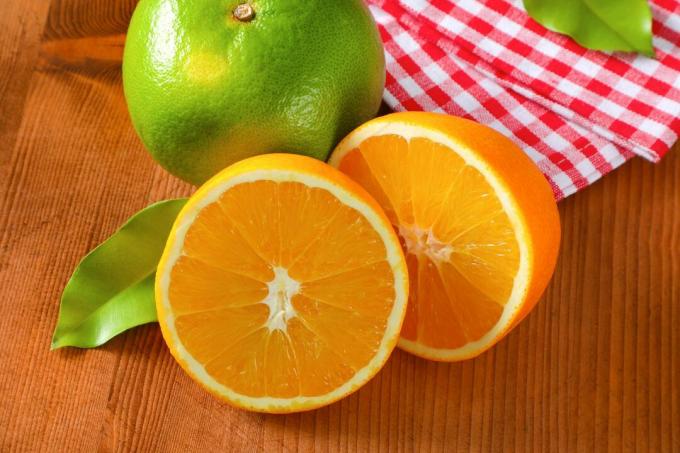 viipaloitu Jaffa-appelsiini