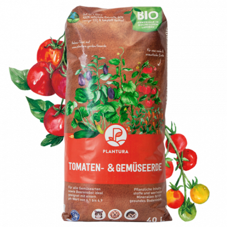 Pomodoro biologico e terriccio vegetale 40 L