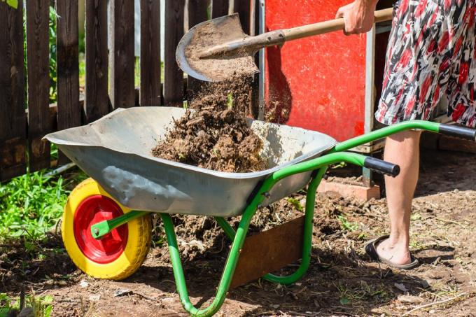 Удобрювати газон компостом