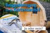 Bahçede sauna: planlama izni gerekli mi?