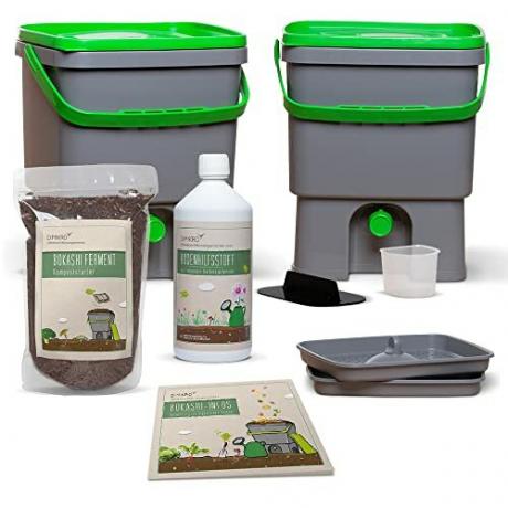 Bokashi bucket starter set incl. EM Active • Bokashi Ferment + Bokashi Brochure