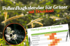 Grass pollen allergy & flowering time: pollen calendar for download