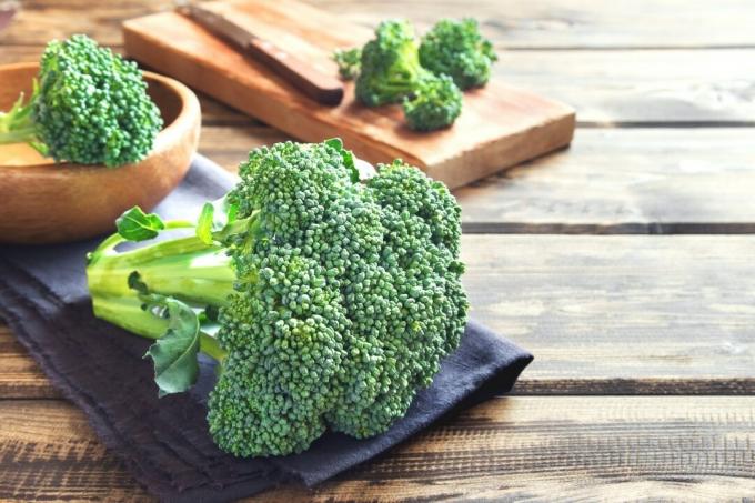 Cap și buchețele de broccoli
