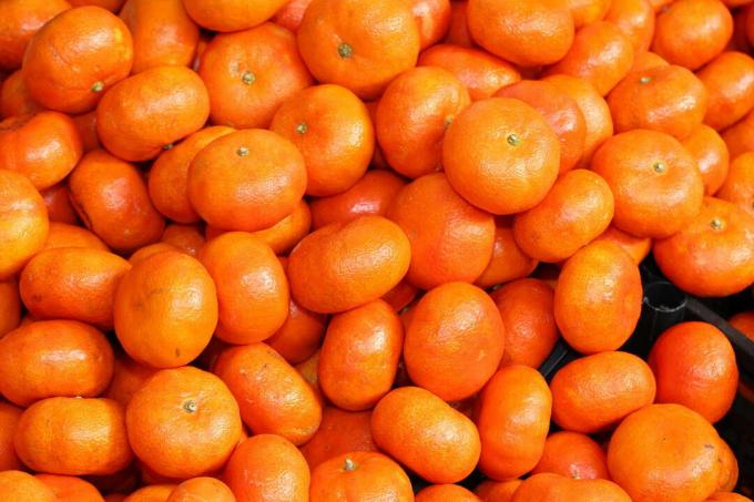 Clementines op de stapel