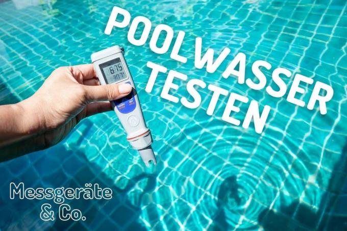 Pool tester - measuring devices