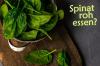 Si possono mangiare gli spinaci crudi?