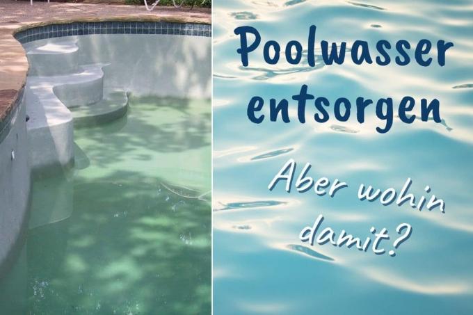 Dispose of pool water - title
