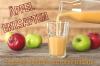 Juicing apples without a juicer: this is how it works