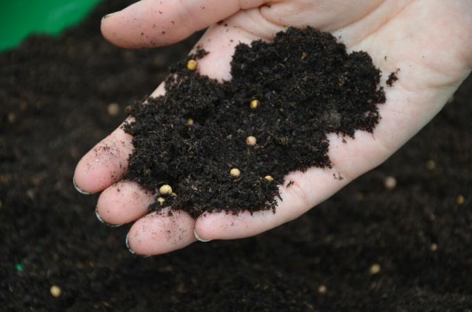 Skladištenje gnojiva u tlu u ruci