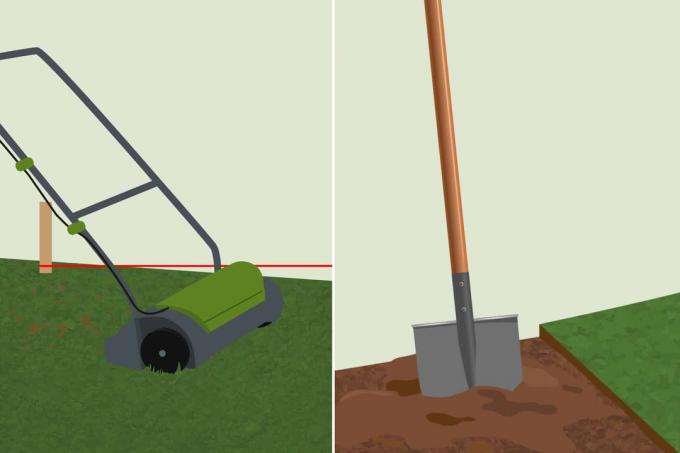 Compenser les irrégularités de la pelouse: voici comment cela fonctionne