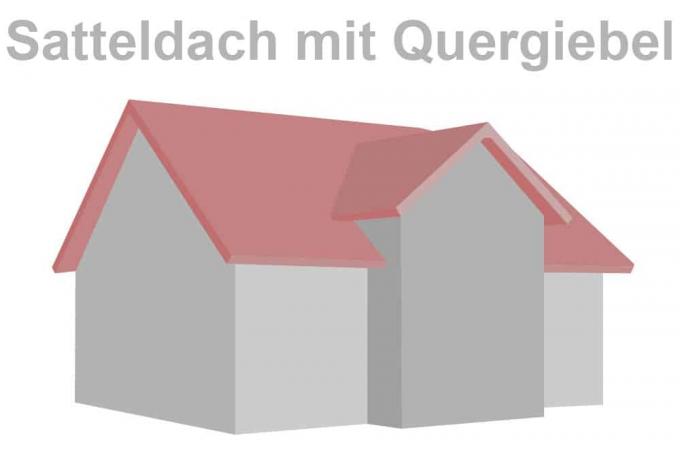 Kreuzdach - 가로 박공이 있는 박공 지붕